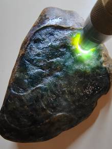 Icy Ice Yellow & Green Jadeite Jade Rough Stone