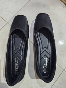 leather shoes black 