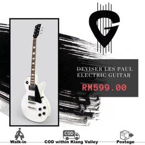 Deviser Les Paul Lead Electric Guitar | WHITE