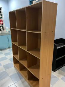 wooden shelf