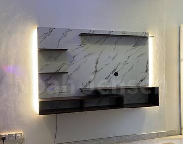 Hanging Tv Kabinet LED 6 Kaki 💡📺