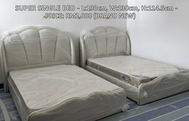 Premium super single bed set