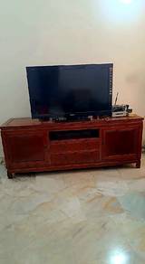 Solid Roswood TV Cabinet Rack