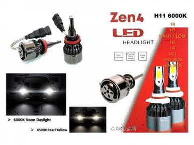 H11 6000k daylight zen4 36w/3800lm led headlight