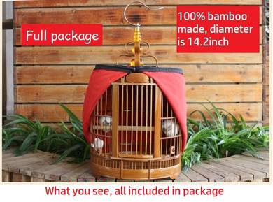 New Arrival Bamboo Bird Cage, Sangkar Burung Murai