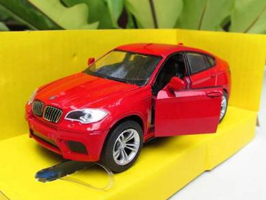 TOP(12cm) BMW X6 M Red Diecast Car