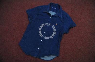 KEMEJA ralph lauren denim size s gurl
