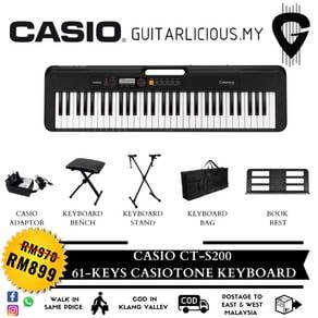 CASIO CTS200 | 61 Keys | Beginner Keyboard Piano