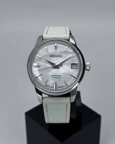 Custom Seiko Mod 33mm White Pearl MOP Presage