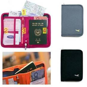 [12.12 Passport Document ID Card Travel Bag Holder