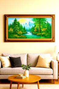 LUKISAN MINYAK ASLI SAIZ BESAR (137x76cm)