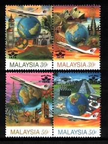Mint Stamp IATA (Light Toning) Malaysia 1995
