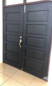 Pintu Kayu Solid Design Panel+ Bayar Ansuran