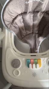 beige baby walker