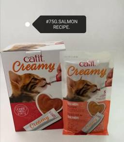 Catit Creamy Lickable Cat Treat Snack Kucing