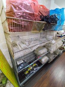 Clearance 4 Tingkat Bakul Besi Tebal Terpakai