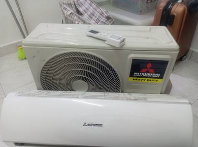 Mitsubishi 1.0hp Non Inverter Air conditioner SRK0