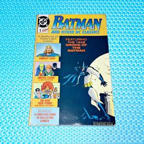 Vtg 1989 DC Comics Batman and Other DC Classic #1