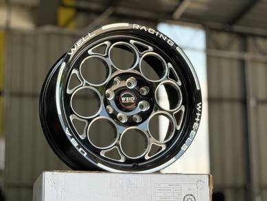 Sport Rim Baru 15 Weld Racing Glossy Black Miling