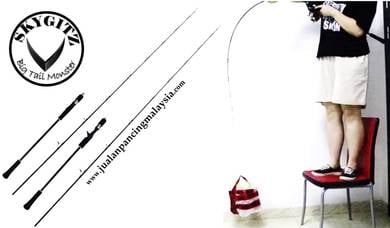 SKYGITZ MALAYSIA TAIGEK 1.98m SOLID CARBON rod