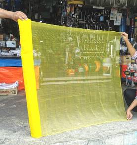 Mosquito netting ( yellow ) - 1m / jaring nyamuk