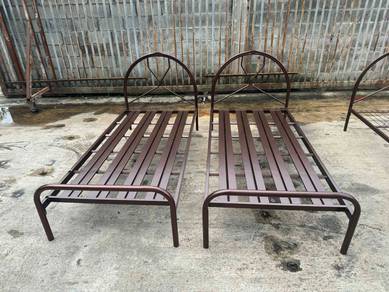 Heavy Duty Katil Single Bed Frame Besi Steel
