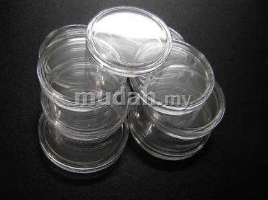 Transparent coin capsule