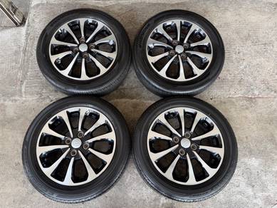 Rim original bezza advance 15 inch tayar 70%