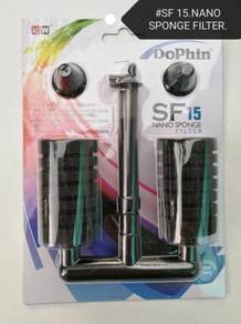 Dophin SF15 Nano Sponge Filter Aquarium Fish Ikan