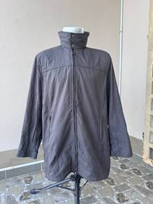 grey Prada jacket made of polyester and wool