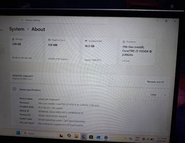 Laptop Dell condition 7.5/10