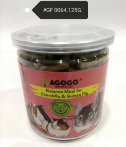 GF0064 Agogo Chinchilla Guinea Pig Food 125gram