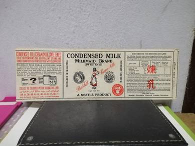 Vintage Milkmaid Brand Can Covering Paper Bird
