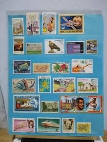 24 Vintage Stamps Worldwide