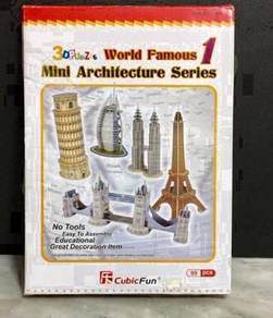 3-D Mini Architecture Series (3  Designs)