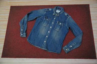 Kemeja avirex denim gurl saiz m