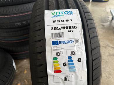 Tayar baru 205 50 16 Vittos VSU01 2026 new tyre