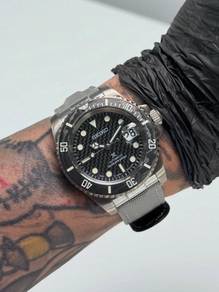 Custom S. Mod 40mm Grey Carbon Titanium Submariner
