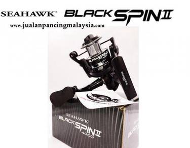 Seahawk black spin reel