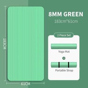 Yoga Mat with Portable Strap