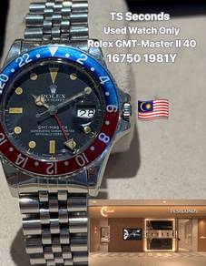 Rolex GMT-Master II 40mm 16750 Vintage Watch Only