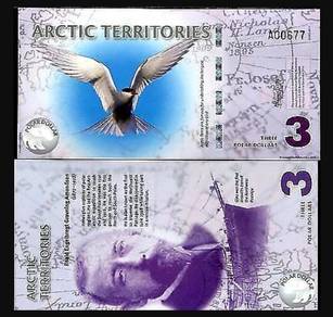 Arctic Territories 3 Dollar Polymer 2011