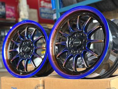 Sport Rim GAIA Titanium Blue Rainbow Miling 15Inch