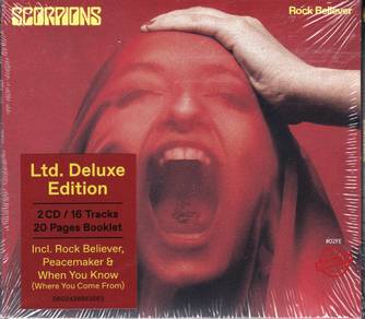 Ori CD - SCORPIONS Rock Believer [2022] Deluxe NEW