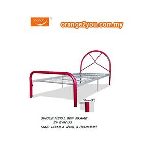 Single Metal Bed Frame (Katil Besi Single)