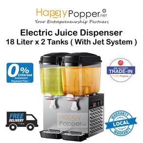Juice Dispenser 18 Liter x 2 Tank (JET Systerm)