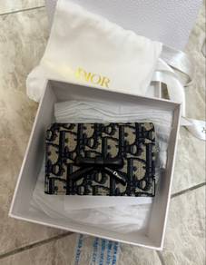 Dior Oblique Bow Glycine Wallet2026