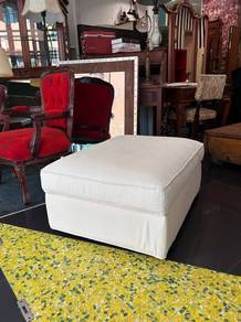 Ikea KIVIK footstool with STORAGE in Light BEIGE
