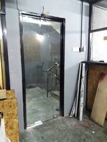 Glass Door 12mm + Clear + Supply Install + Deliver
