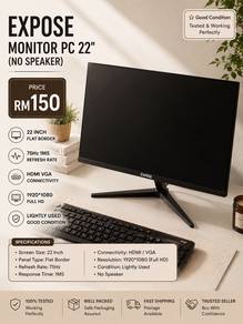 MONITOR ONLY - Brand EXPOSED 22”